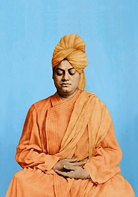 Swami Vivekananda in Meditation Posture