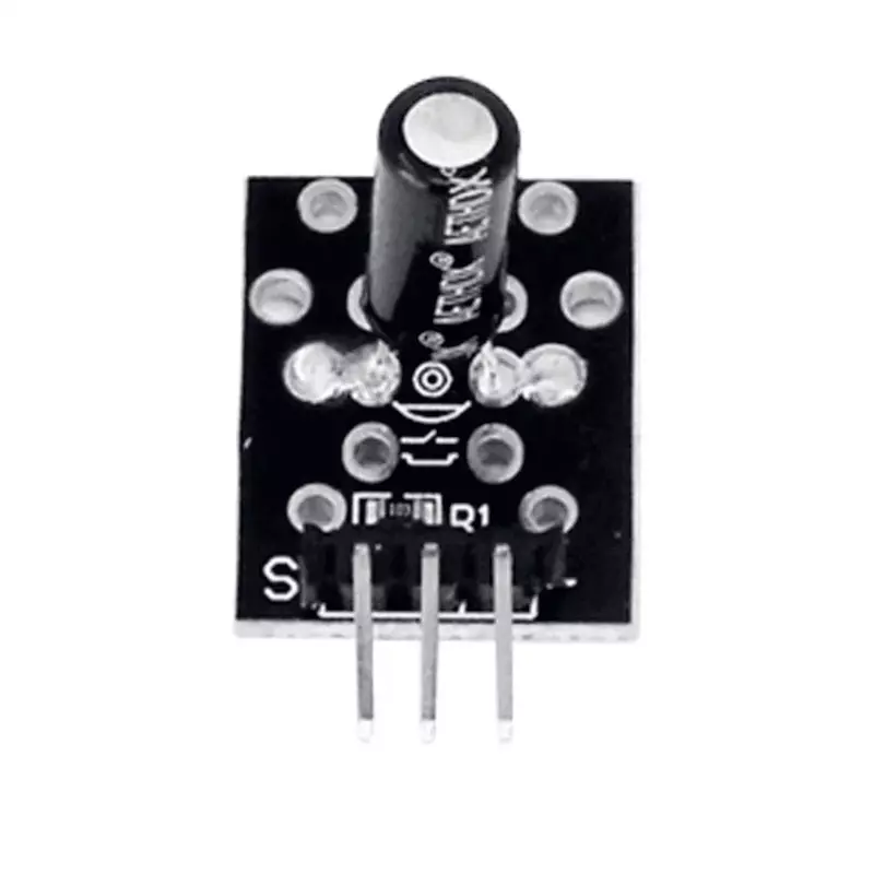 Front view of SW-18010P vibration sensor module