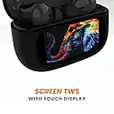 Just Corseca Swift Buds TWS Earbuds – Bluetooth Wireless | Quad Mic | Clear Calls | Black