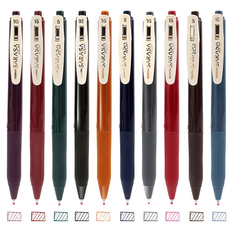 Zebra Sarasa Clip Pen Vintage Green Black