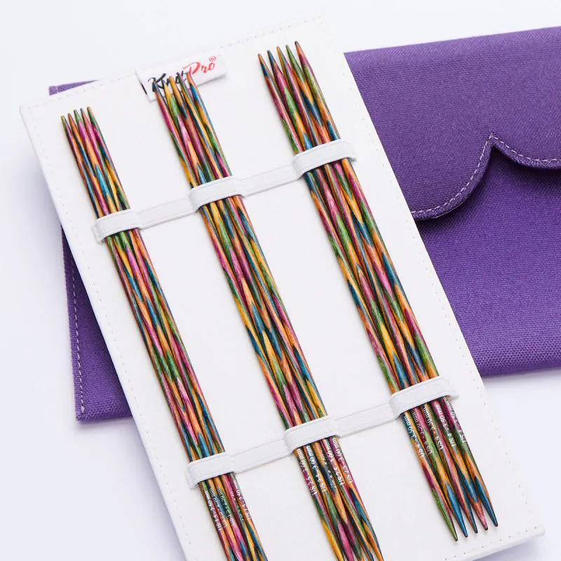 KnitPro Symfonie Double Pointed Needle Set 20cm/8"-20665 KnitPro Symfonie Double Pointed Needle Set 20cm/8"-20665