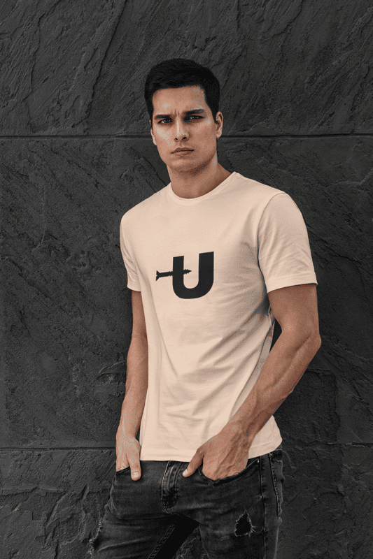 Screw U Beige premium Tshirt