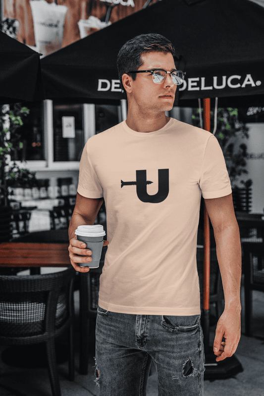 Screw U Beige premium Tshirt
