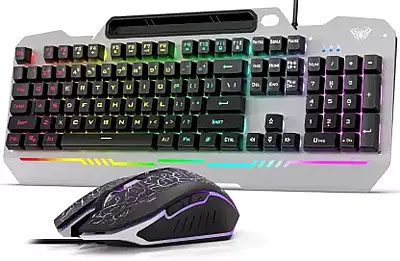 Open Box Aula T102 Wired USB Gaming Keyboard