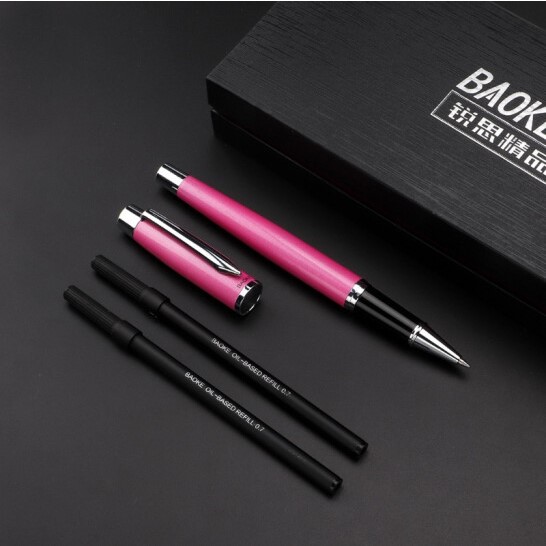 Baoke Rollerball Pen T14 Rose Red 0.7