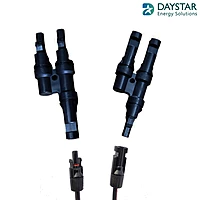 MC4 Branch 2 in 1 T2 Connector with Solar MC4 Connector (1+1 Pair)