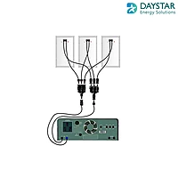MC4 Branch 3 in 1 T3 Connector with Solar MC4 Connector (1+1 Pair)