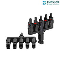 MC4 Branch 5 in 1 T5 Connector with Solar MC4 Connector (1+1 Pair)