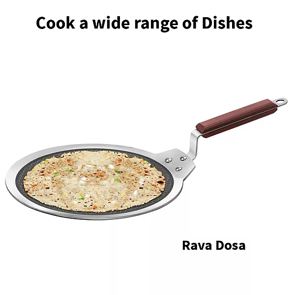 HAWKINS NS SS TRI PLY SHIELDED DOSA TAVA 28CM (NSDT28)