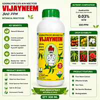 VIJAY NEEM 300 PPM Botanical liquid Insecticide | Vetrivel Agro Services