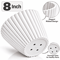 8 Inch Muddy Planters | ECSHA