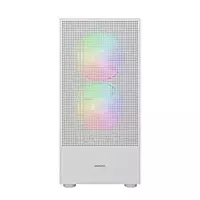 Gamdias Talos E3 Mesh Elite ARGB White Mid-Tower Case – E-ATX | Tempered Glass | USB-C