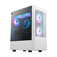 Gamdias Talos E3 Mesh ARGB White ATX Mid Tower Case – Tempered Glass | 3 ARGB Fans