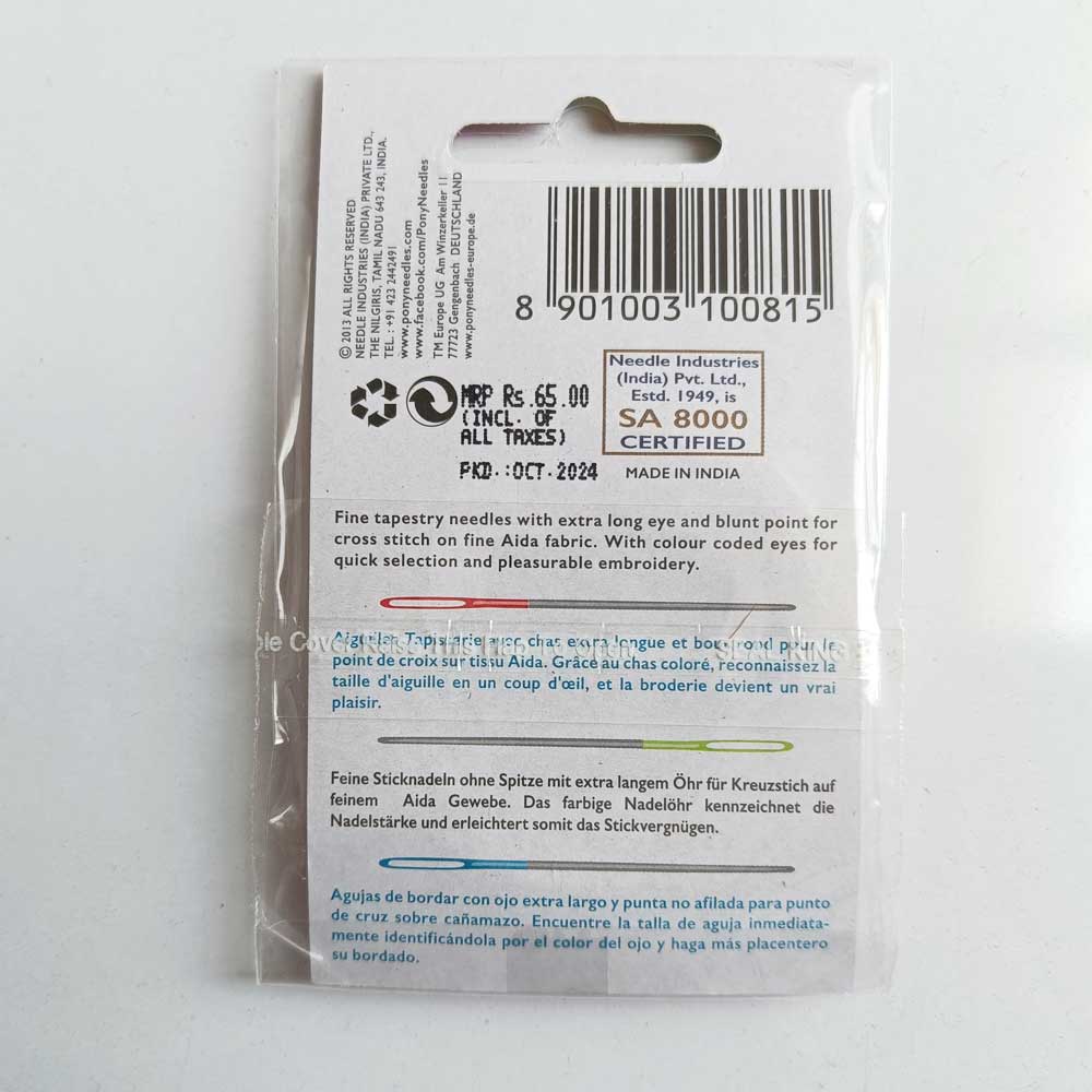 Pony Coloured Needle Compact Tapestry