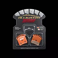 ALLIGATOR TURBO DISC BRAKE PAD SEMI METALIC WITH COOLING FINS FOR SHIMANO