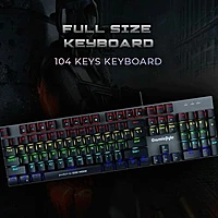 Cosmic Byte CB-GK-28 Vanth Mechanical Gaming Keyboard – Red Switches | LED Backlighting