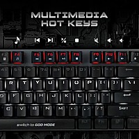 Cosmic Byte CB-GK-28 Vanth Mechanical Gaming Keyboard – Red Switches | LED Backlighting