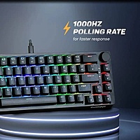 Cosmic Byte Astra Mechanical Keyboard – Wired & Bluetooth | Blue Switches | RGB