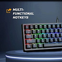 Cosmic Byte Astra Mechanical Keyboard – Wired & Bluetooth | Blue Switches | RGB