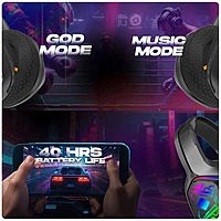 Cosmic Byte Immortal Wireless & Wired Gaming Headset – 50mm Driver | RGB | Bluetooth