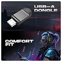 Cosmic Byte Immortal Wireless & Wired Gaming Headset – 50mm Driver | RGB | Bluetooth