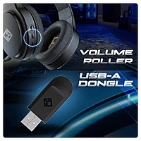 Cosmic Byte Inferno Wireless Plus Gaming Headset – 50mm Driver | Bluetooth & Wired