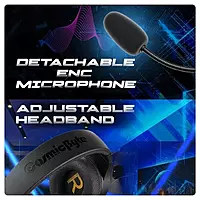 Cosmic Byte Inferno Wireless Plus Gaming Headset – 50mm Driver | Bluetooth & Wired