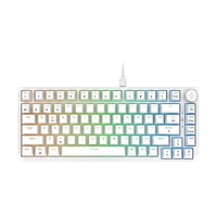 Cosmic Byte Phantom TKL Mechanical Keyboard – Red Switches | RGB | Gasket Mount | White