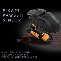 Cosmic Byte Atlas Tri-Mode Wireless Gaming Mouse – 12000 DPI 1000Hz Bluetooth & USB