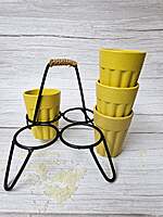 Tea Cups - Multi Colors (set of 4)