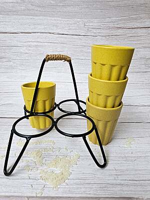 Tea Cups - Multi Colors (set of 4)