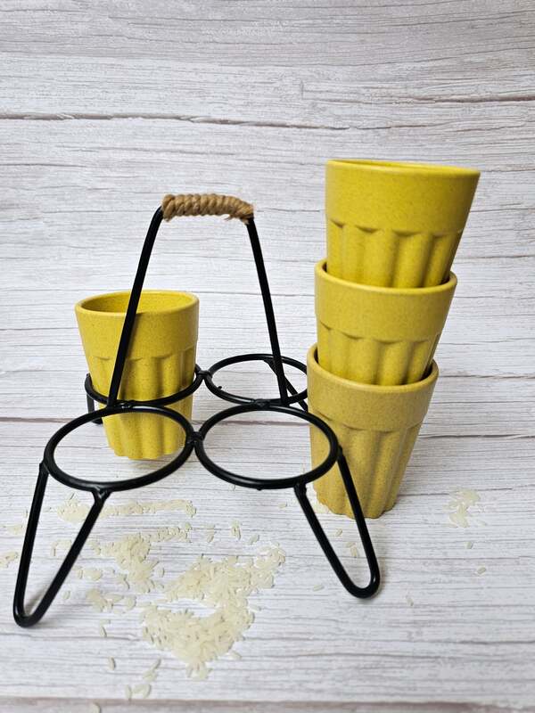 Tea Cups - Multi Colors (set of 4)