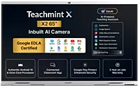 TeachMint X 65 Pro Interactive Display Board Google EDLA Certified - X2065PB14