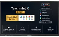 TeachMint X 75 Star Interactive Display Board Google EDLA Certified - X2075SB14
