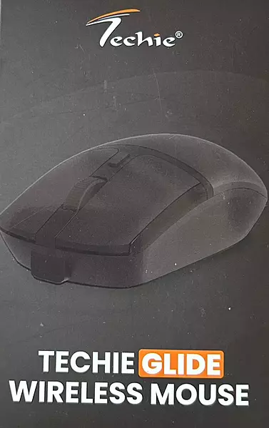 Techie Glide Wireless Mouse (Black)