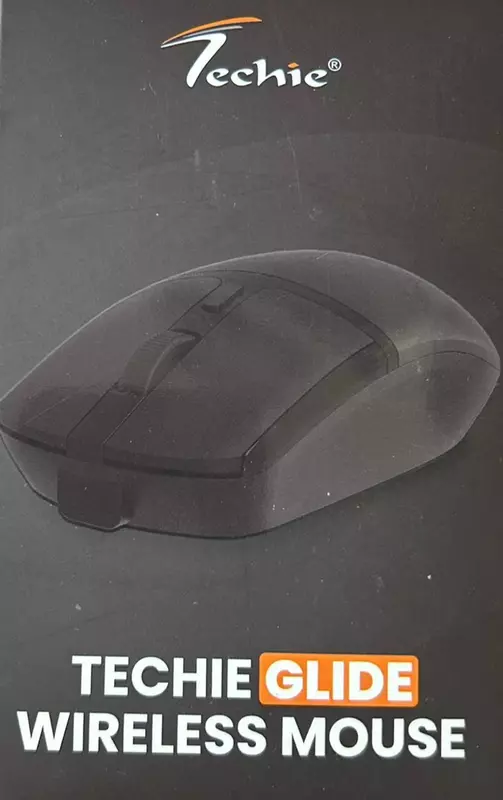 Techie Glide Wireless Mouse (Black)