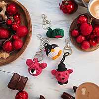 Crochet Teddy Keychain