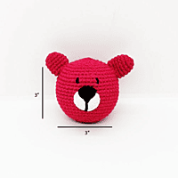 Crochet Teddy Stress Ball