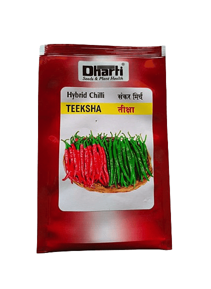 Dharti Teeksha Hybrid Chilli Seeds 10g - Virus Tolerant