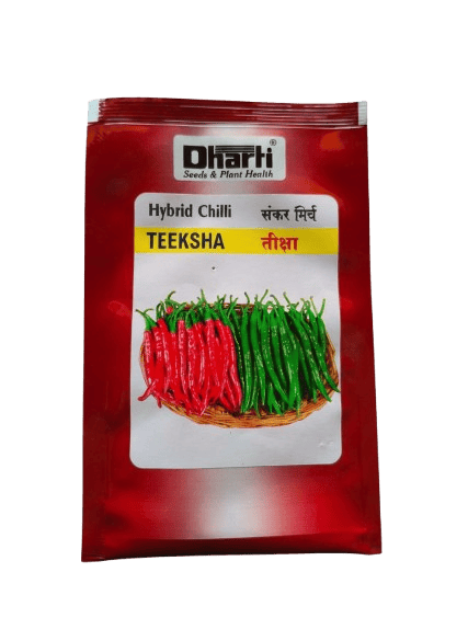 Dharti Teeksha Hybrid Chilli Seeds 10g - Virus Tolerant