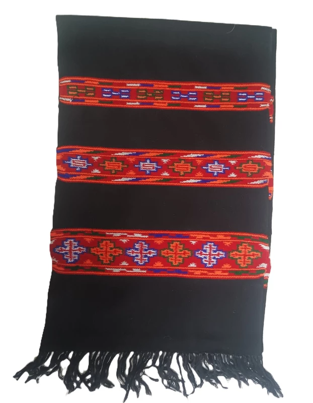 Teen Patti Kinnaur Design Pure Wool Muffler