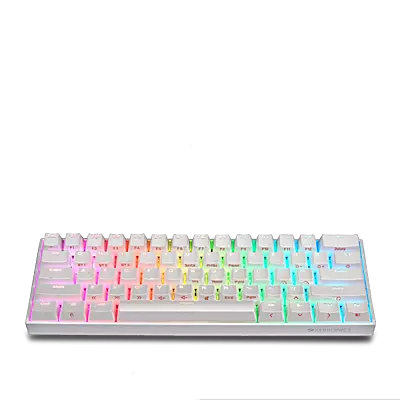 ZEBRONICS Zeb-Max Ninja 61 Keys Wireless Mechanical Keyboard ( White )