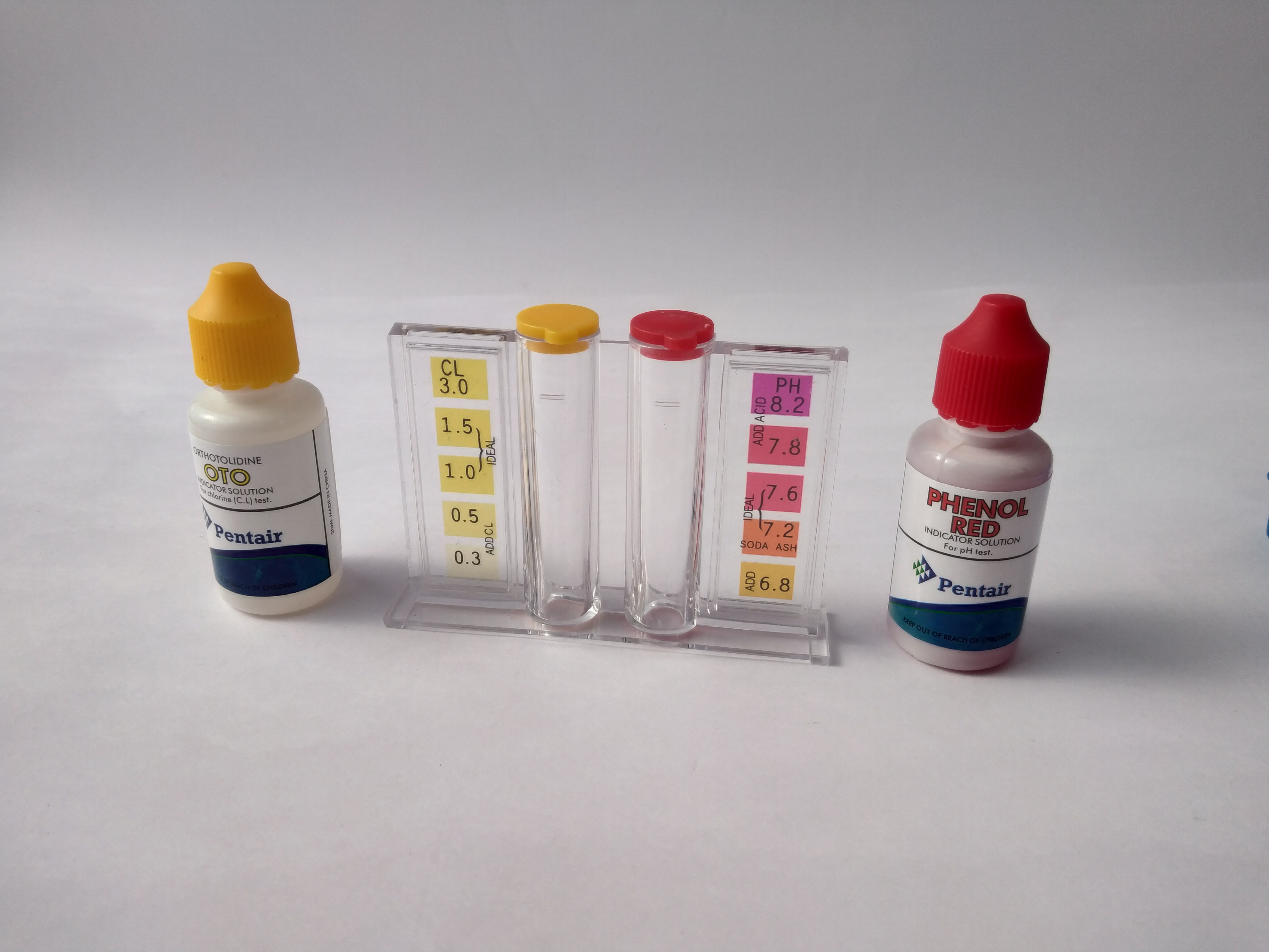 Swimming Pool Dual Test Kit Ph, Chlorine & Bromine Swimming Pool Dual Test Kit Ph, Chlorine & Bromine