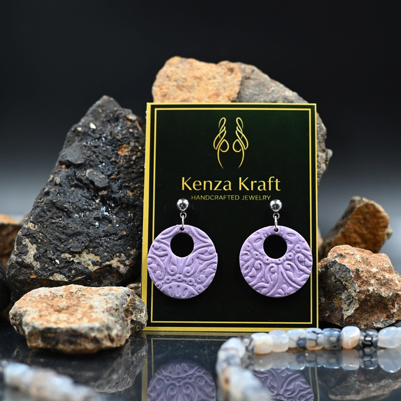 Lavender Mandala Drops
