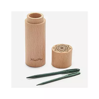 KnitPro Teal Wooden Darning Needles- 36635
