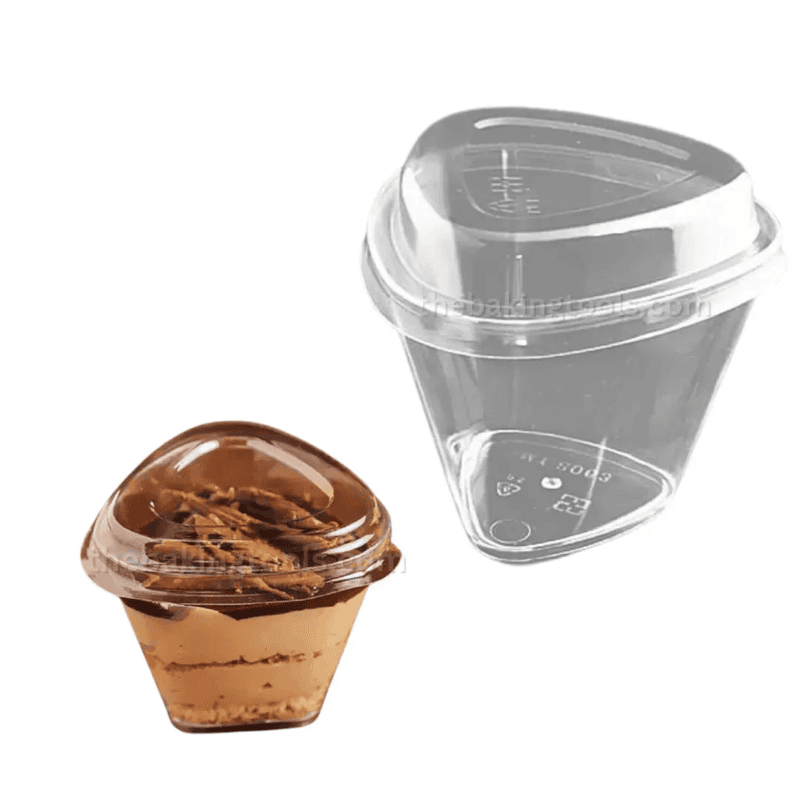 Mousse cup with lid