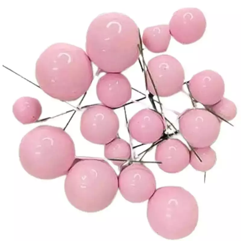 Faux balls Pink
