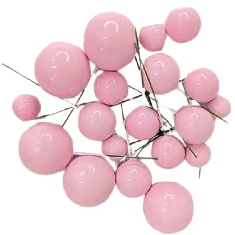 Faux balls Pink