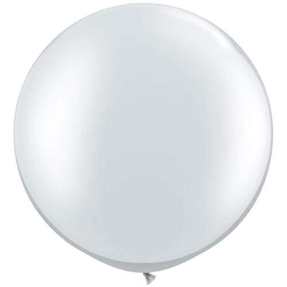 The Magic Balloons store- Latex 36" Silver bladder balloons-181315