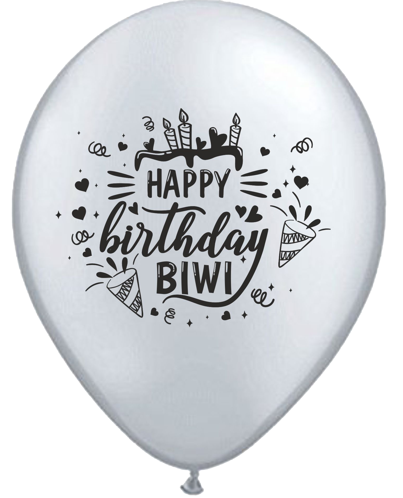 The Magic Balloons Store- Happy Birthday wife Latex Balloons Pack of 30 pcs 181154